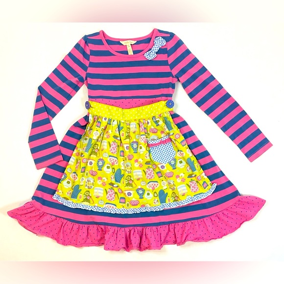 Matilda Jane Other - Girls Size 8 Matilda Jane “Something’s Cooking” Dress with Detachable Apron